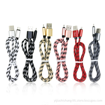 Micro USB Android Charger Cable, Nylon Braided Charging Data Cable